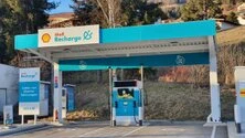 eLadestation Heinfels Shell Tankstelle 150kW T1